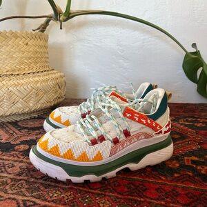 Beaded Platform Farm Rio Sneakers size 9 / 40